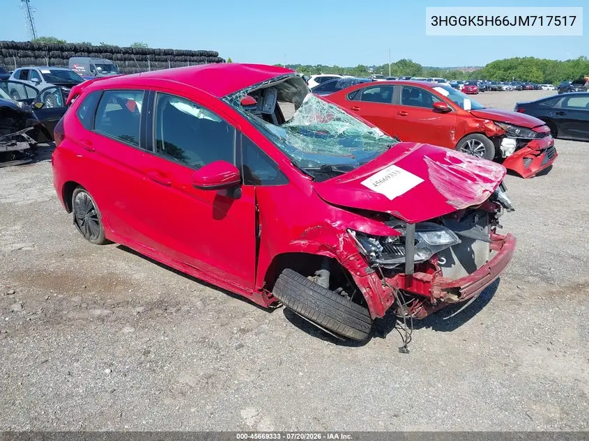 2018 Honda Fit Sport VIN: 3HGGK5H66JM717517 Lot: 45669333