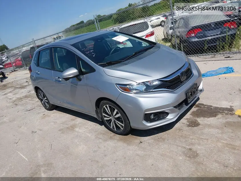 2019 Honda Fit Ex VIN: 3HGGK5H84KM731306 Lot: 45676375