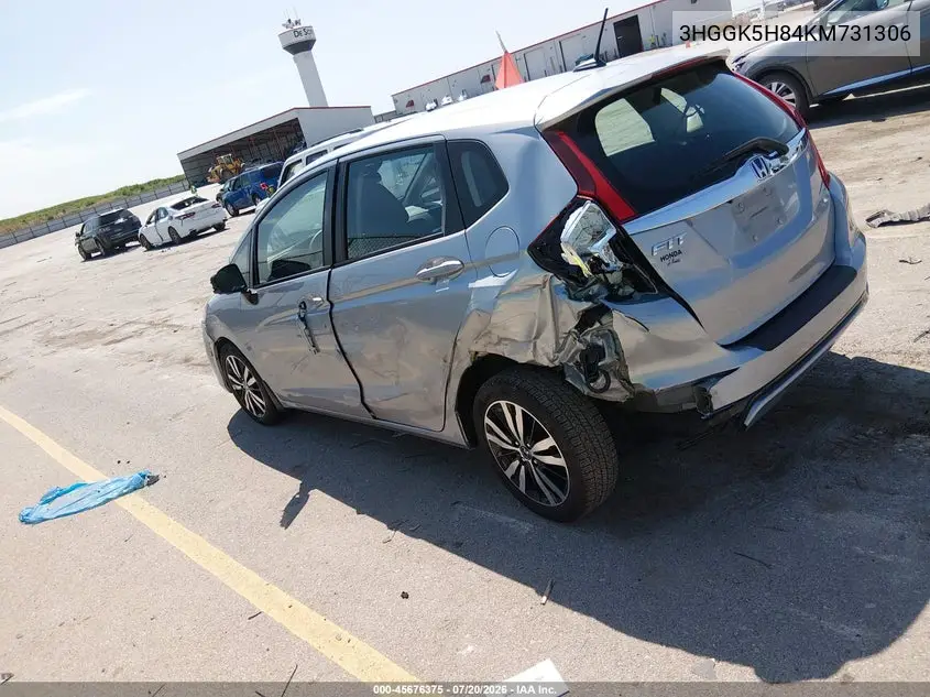 2019 Honda Fit Ex VIN: 3HGGK5H84KM731306 Lot: 45676375