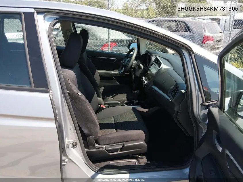 2019 Honda Fit Ex VIN: 3HGGK5H84KM731306 Lot: 45676375