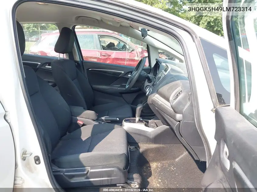 2020 Honda Fit Lx VIN: 3HGGK5H49LM723314 Lot: 45634416