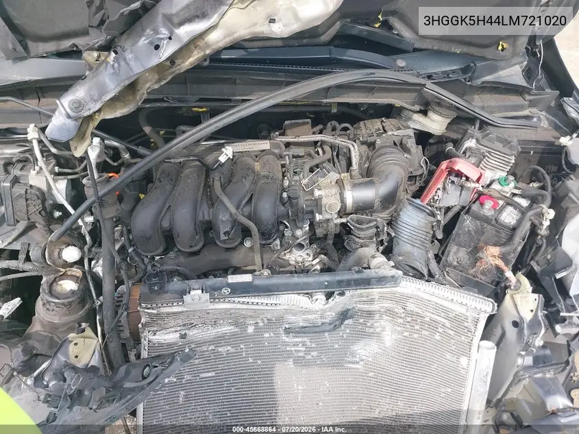 2020 Honda Fit Lx VIN: 3HGGK5H44LM721020 Lot: 45668864