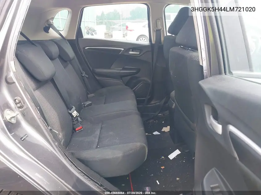 2020 Honda Fit Lx VIN: 3HGGK5H44LM721020 Lot: 45668864