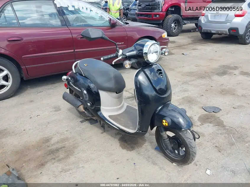 2013 Honda Nch50 VIN: LALAF7006D3000569 Lot: 44781862