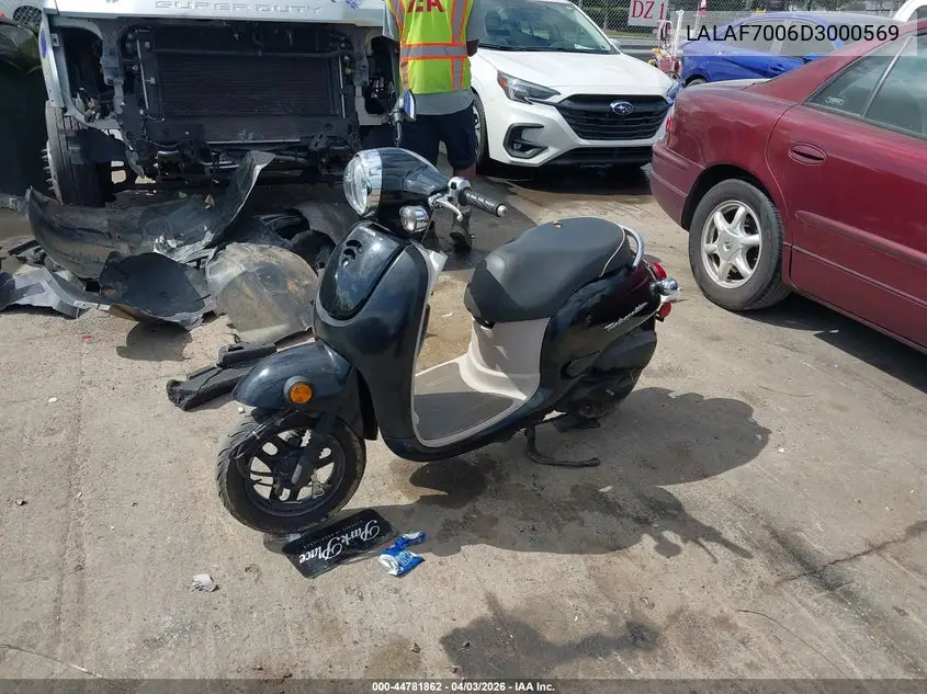 2013 Honda Nch50 VIN: LALAF7006D3000569 Lot: 44781862