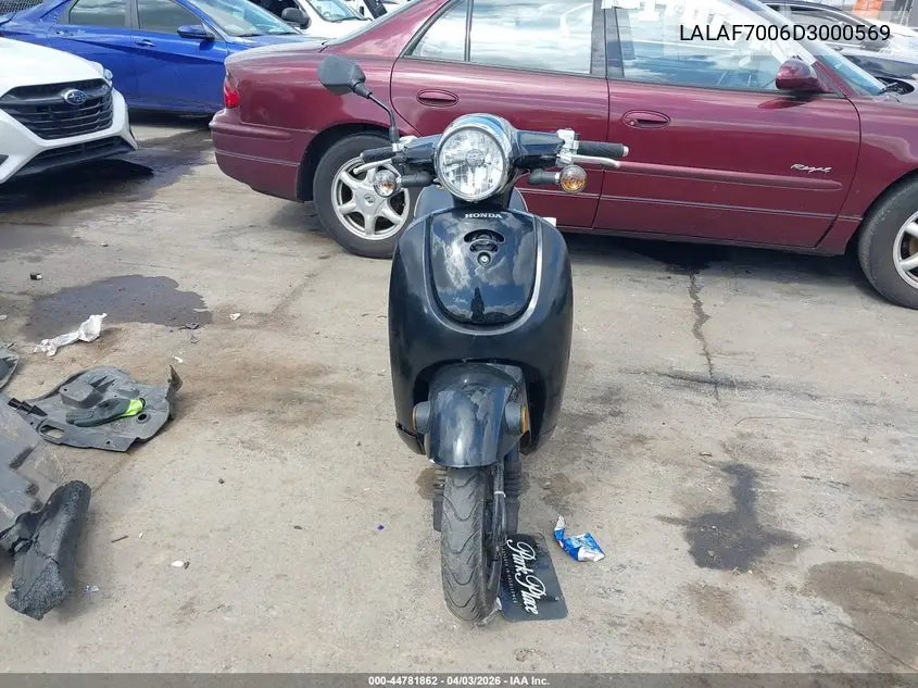 2013 Honda Nch50 VIN: LALAF7006D3000569 Lot: 44781862