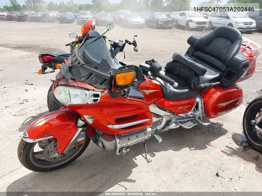 2003 Honda Gl1800 VIN: 1HFSC47053A202446 Lot: 45504838