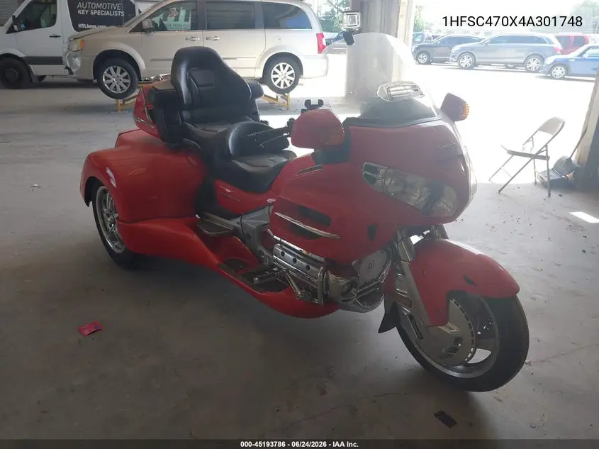 2004 Honda Gl1800 VIN: 1HFSC470X4A301748 Lot: 45193786