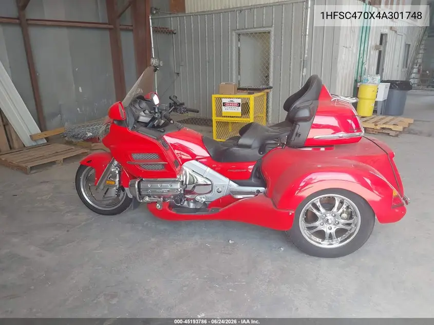 2004 Honda Gl1800 VIN: 1HFSC470X4A301748 Lot: 45193786