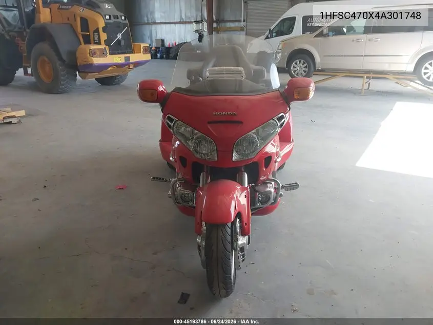2004 Honda Gl1800 VIN: 1HFSC470X4A301748 Lot: 45193786