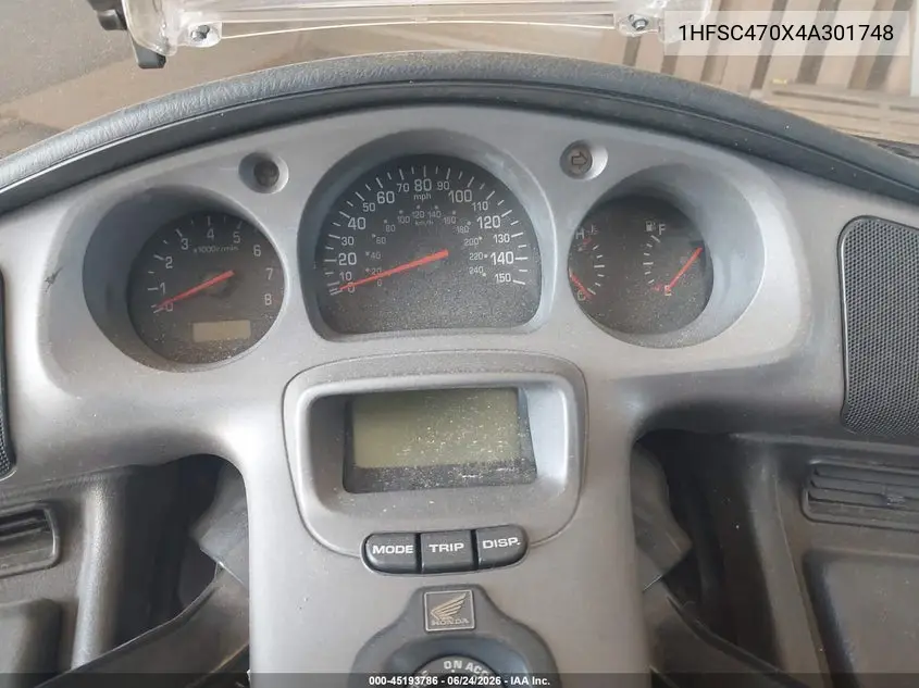 2004 Honda Gl1800 VIN: 1HFSC470X4A301748 Lot: 45193786