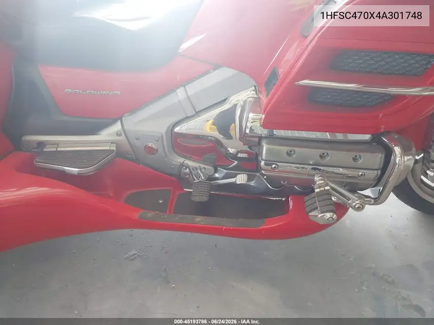 2004 Honda Gl1800 VIN: 1HFSC470X4A301748 Lot: 45193786