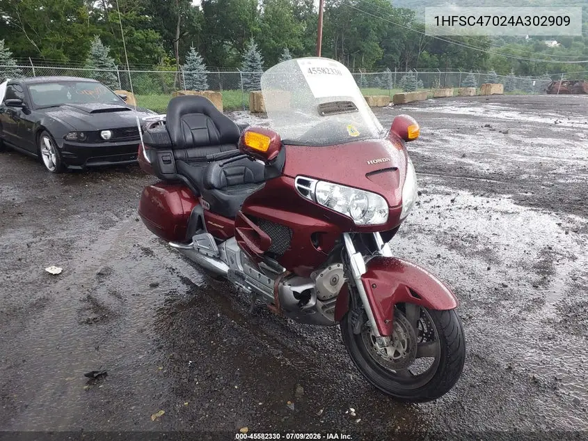 2004 Honda Gl1800 VIN: 1HFSC47024A302909 Lot: 45582330