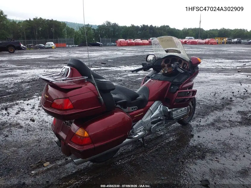 2004 Honda Gl1800 VIN: 1HFSC47024A302909 Lot: 45582330
