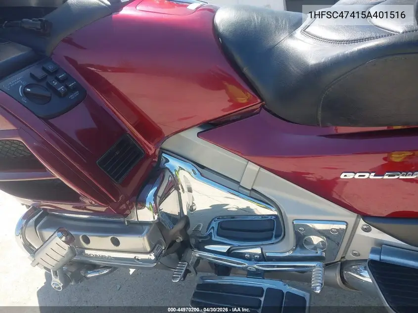 2005 Honda Gl1800 A VIN: 1HFSC47415A401516 Lot: 44970200