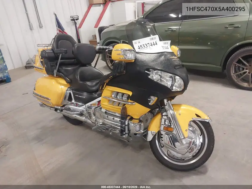 2005 Honda Gl1800 VIN: 1HFSC470X5A400295 Lot: 45337444