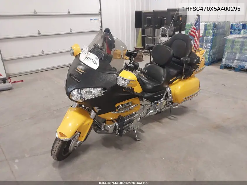 2005 Honda Gl1800 VIN: 1HFSC470X5A400295 Lot: 45337444