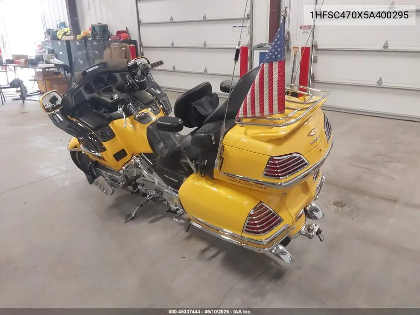 2005 Honda Gl1800 VIN: 1HFSC470X5A400295 Lot: 45337444