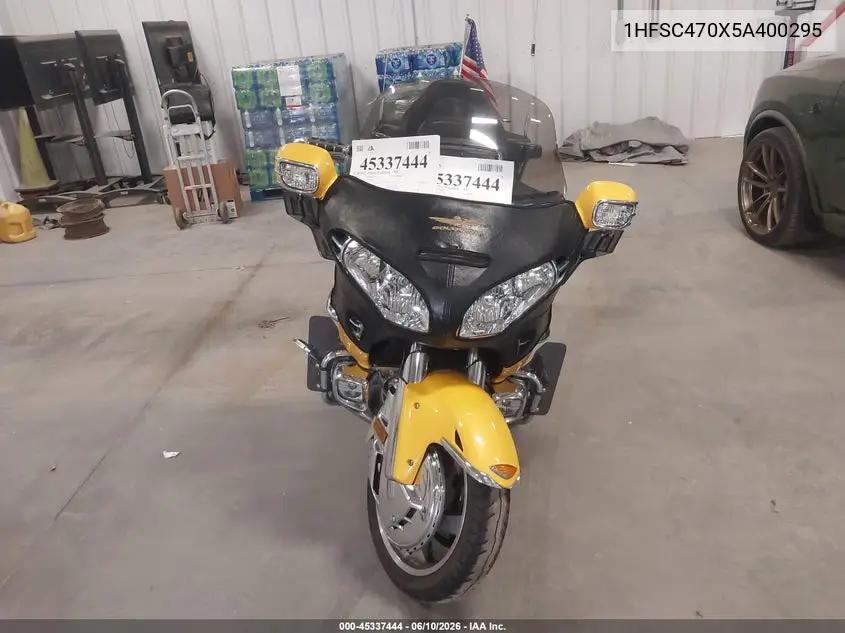 2005 Honda Gl1800 VIN: 1HFSC470X5A400295 Lot: 45337444