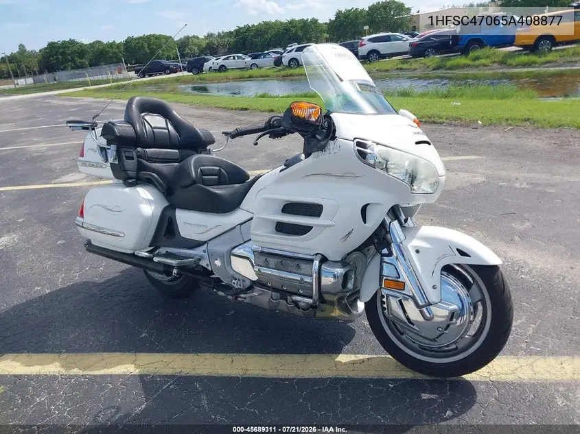 2005 Honda Gl1800 VIN: 1HFSC47065A408877 Lot: 45689311