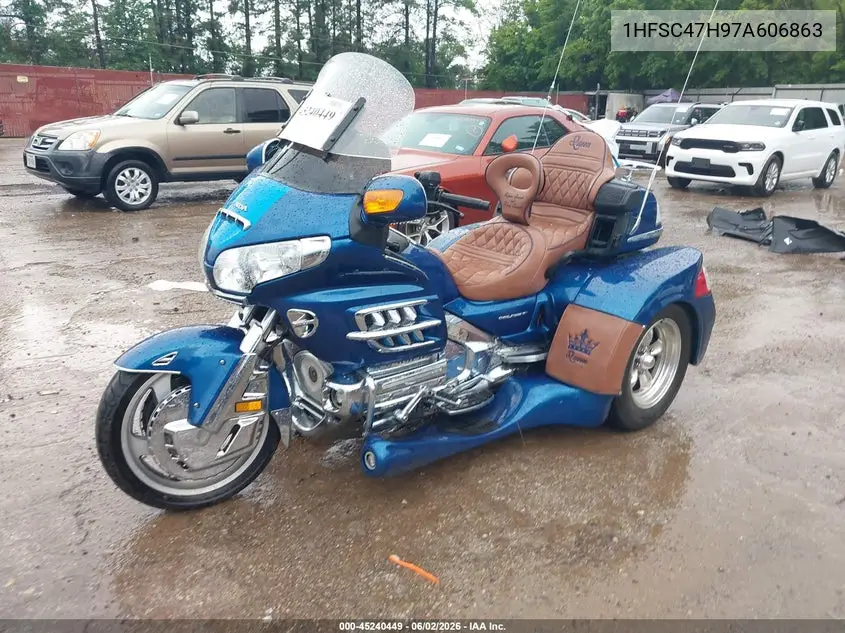 2007 Honda Gl1800 VIN: 1HFSC47H97A606863 Lot: 45240449