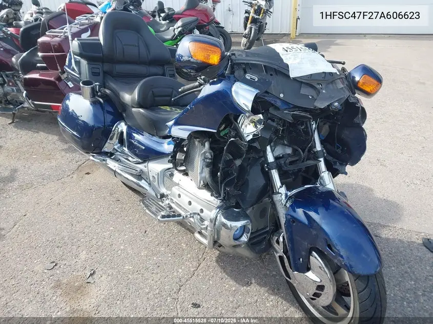 2007 Honda Gl1800 VIN: 1HFSC47F27A606623 Lot: 45515528