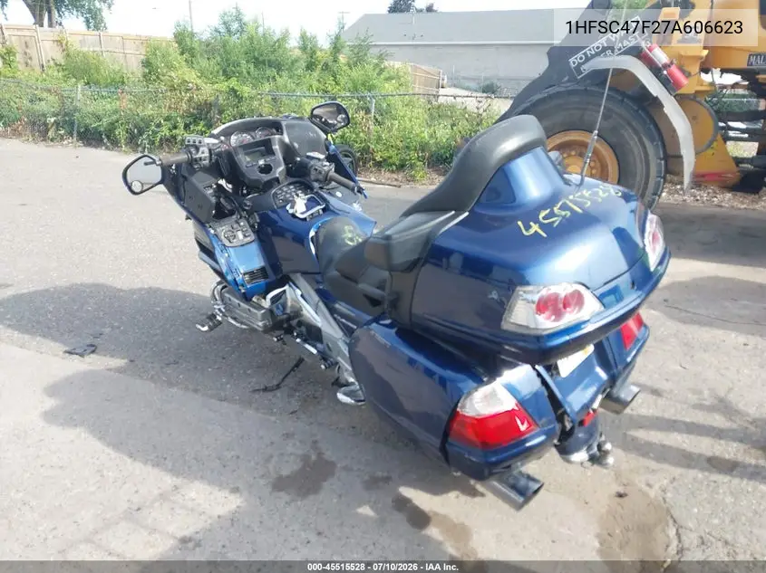 2007 Honda Gl1800 VIN: 1HFSC47F27A606623 Lot: 45515528