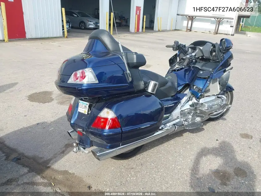 2007 Honda Gl1800 VIN: 1HFSC47F27A606623 Lot: 45515528