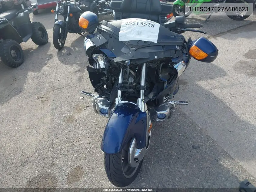 2007 Honda Gl1800 VIN: 1HFSC47F27A606623 Lot: 45515528