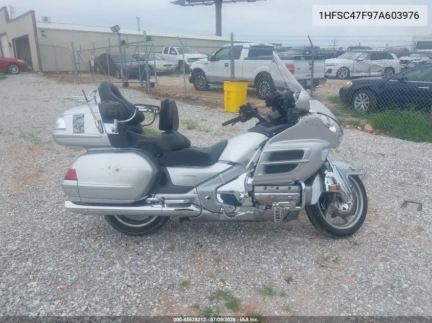2007 Honda Gl1800 VIN: 1HFSC47F97A603976 Lot: 45528212