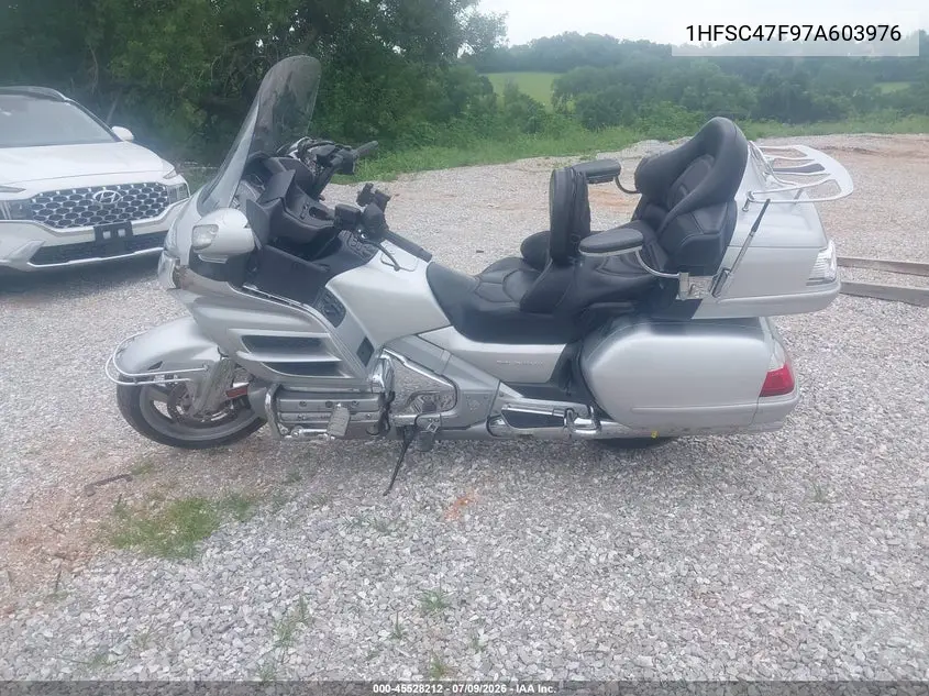 2007 Honda Gl1800 VIN: 1HFSC47F97A603976 Lot: 45528212
