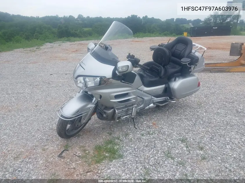 2007 Honda Gl1800 VIN: 1HFSC47F97A603976 Lot: 45528212