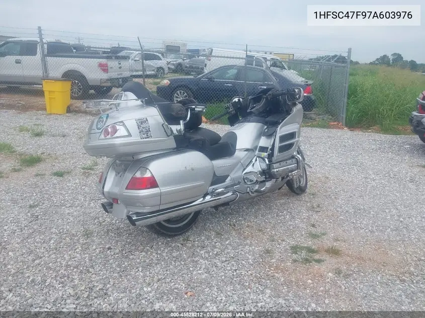 2007 Honda Gl1800 VIN: 1HFSC47F97A603976 Lot: 45528212