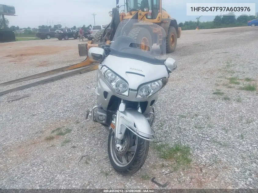 2007 Honda Gl1800 VIN: 1HFSC47F97A603976 Lot: 45528212