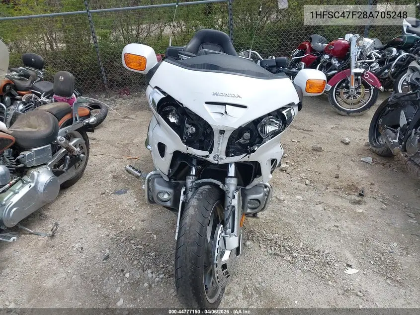 2008 Honda Gl1800 VIN: 1HFSC47F28A705248 Lot: 44777150