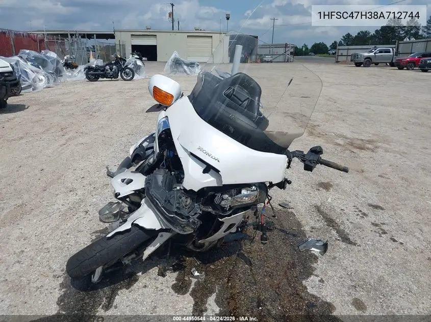 2008 Honda Gl1800 VIN: 1HFSC47H38A712744 Lot: 44950544