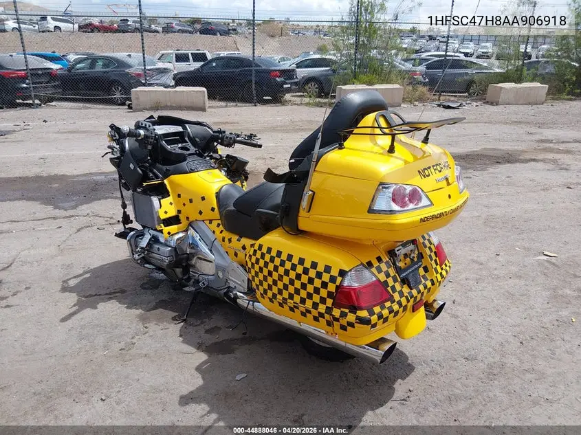 2010 Honda Gl1800 VIN: 1HFSC47H1AA904833 Lot: 44888046