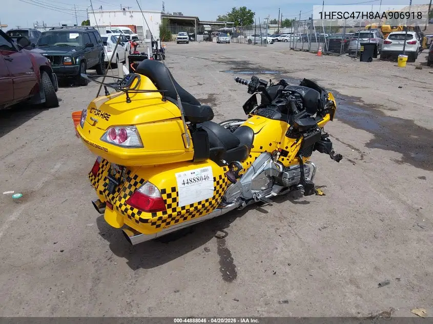 2010 Honda Gl1800 VIN: 1HFSC47H1AA904833 Lot: 44888046