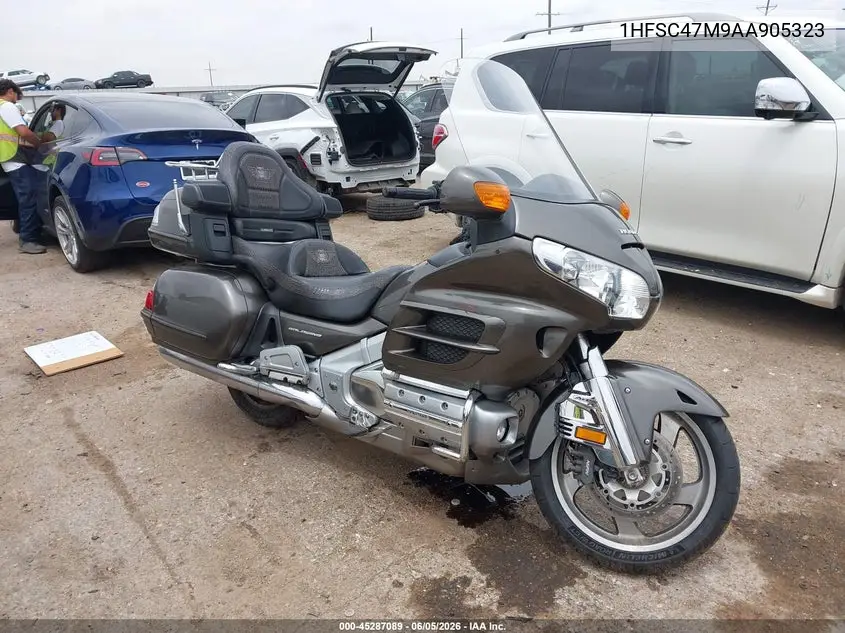 2010 Honda Gl1800 VIN: 1HFSC47M9AA905323 Lot: 45287089