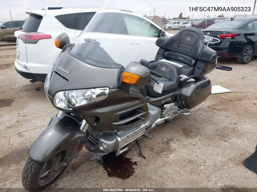 2010 Honda Gl1800 VIN: 1HFSC47M9AA905323 Lot: 45287089