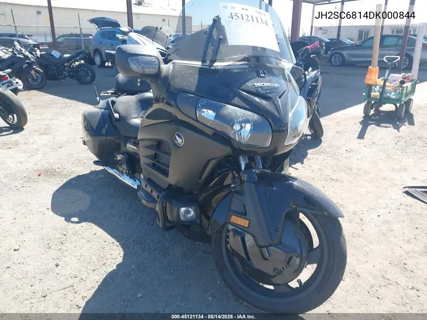 2013 Honda Gl1800 B VIN: JH2SC6814DK000844 Lot: 45121134