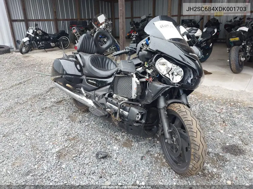 2013 Honda Gl1800 B VIN: JH2SC684XDK001703 Lot: 45457375