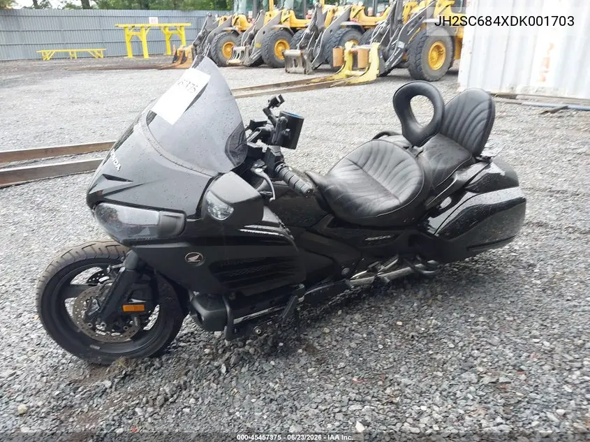 2013 Honda Gl1800 B VIN: JH2SC684XDK001703 Lot: 45457375