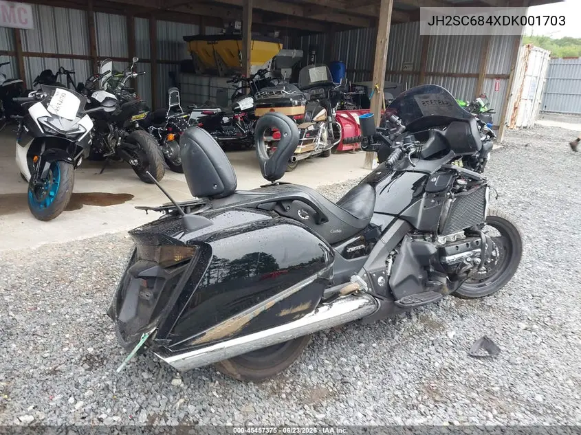 2013 Honda Gl1800 B VIN: JH2SC684XDK001703 Lot: 45457375