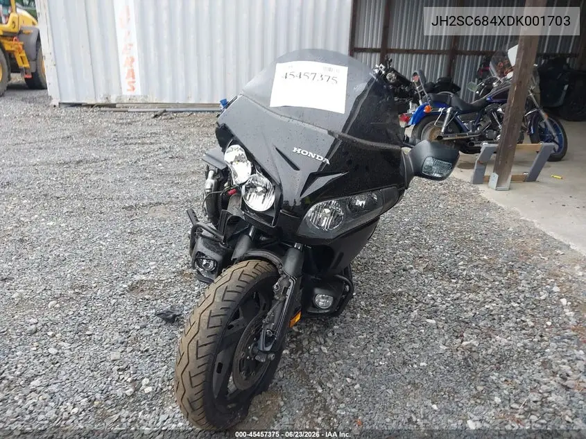 2013 Honda Gl1800 B VIN: JH2SC684XDK001703 Lot: 45457375