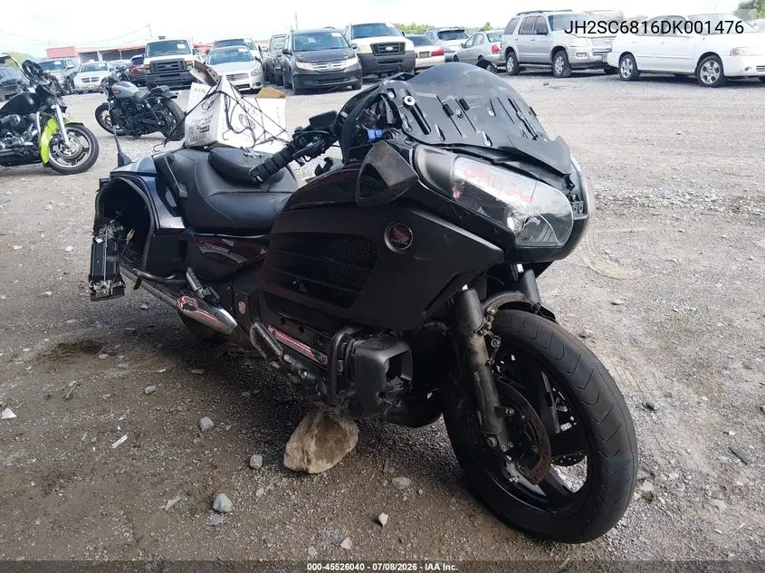 2013 Honda Gl1800 B VIN: JH2SC6816DK001476 Lot: 45526040