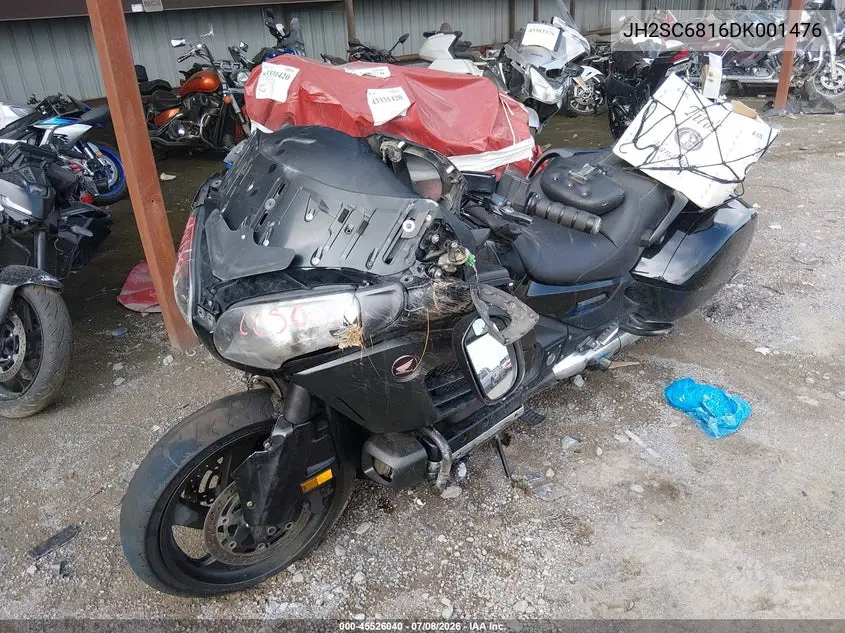 2013 Honda Gl1800 B VIN: JH2SC6816DK001476 Lot: 45526040