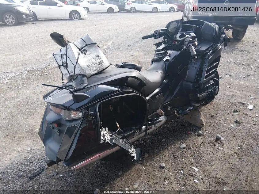 2013 Honda Gl1800 B VIN: JH2SC6816DK001476 Lot: 45526040