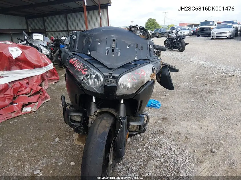 2013 Honda Gl1800 B VIN: JH2SC6816DK001476 Lot: 45526040