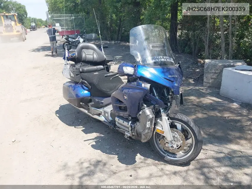 2014 Honda Gl1800 H VIN: JH2SC68H7EK200339 Lot: 45467781